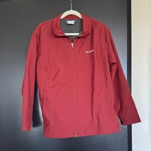 Columbia Burgundy Full-Zip Jacket